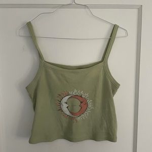 Urban Outfitters Celestial Cropped Tank